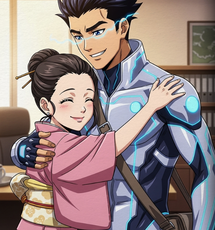 Shane-nah hugging Daniel